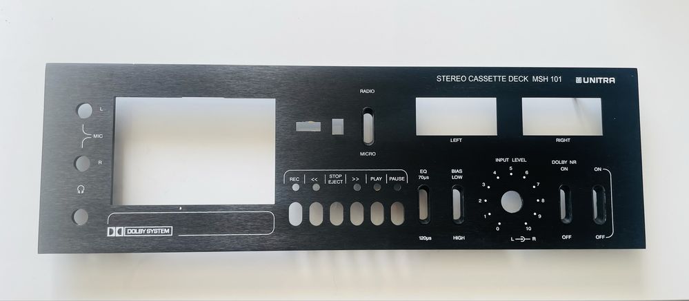 Front Panel Msh 101 Czarny Unitra Diora