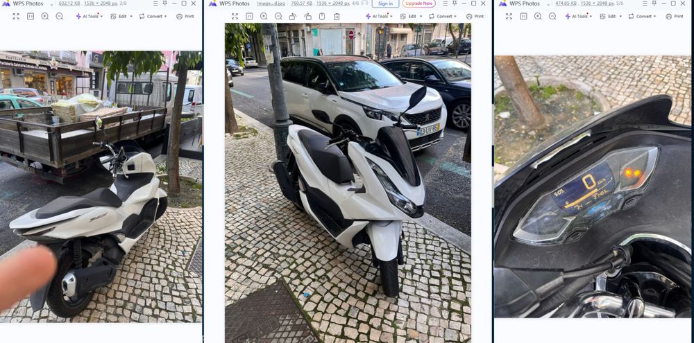 Pcx 125 branca 2021
