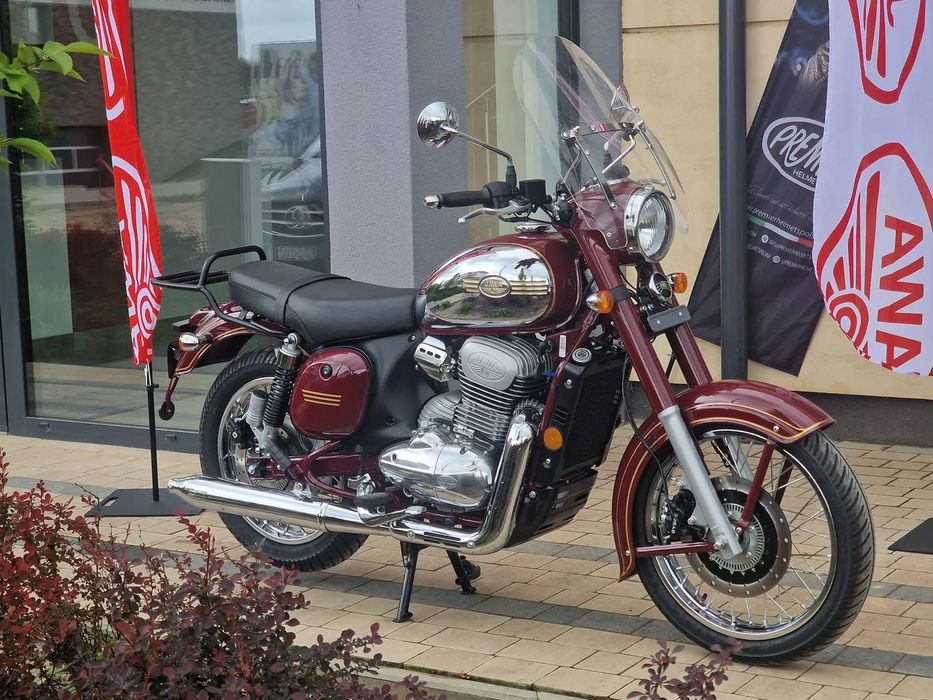 Jawa 300 CL nowa Jawa cl300 Salon Poznań 23 000,00 kolor BORDO od ręki rok 2025