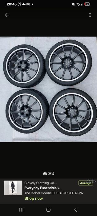 Kola aluminiowe 20zoll mercedes