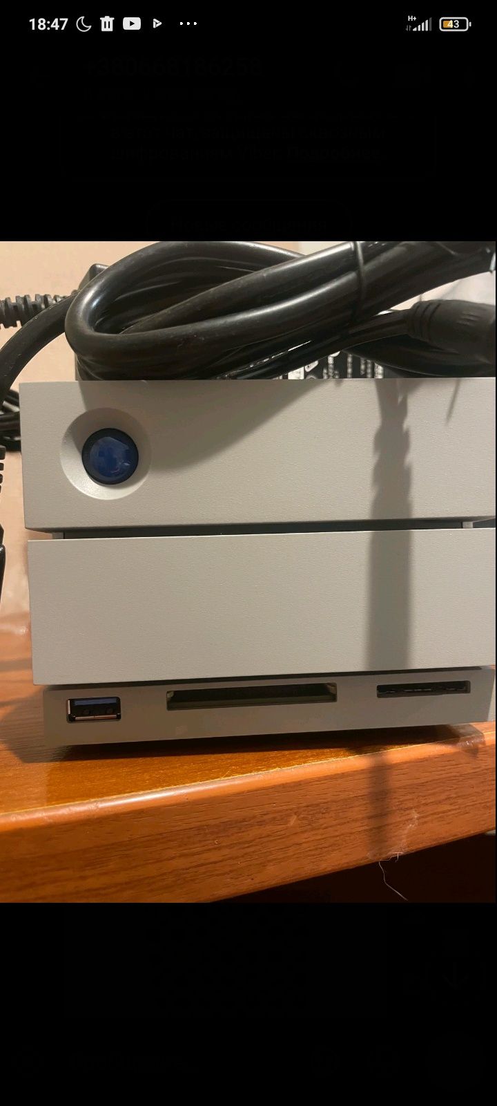 ПРОДАМ 28TB  Lacie 2Big Dock 28Tb V2 Thunderbolt  3 + USB 3.1