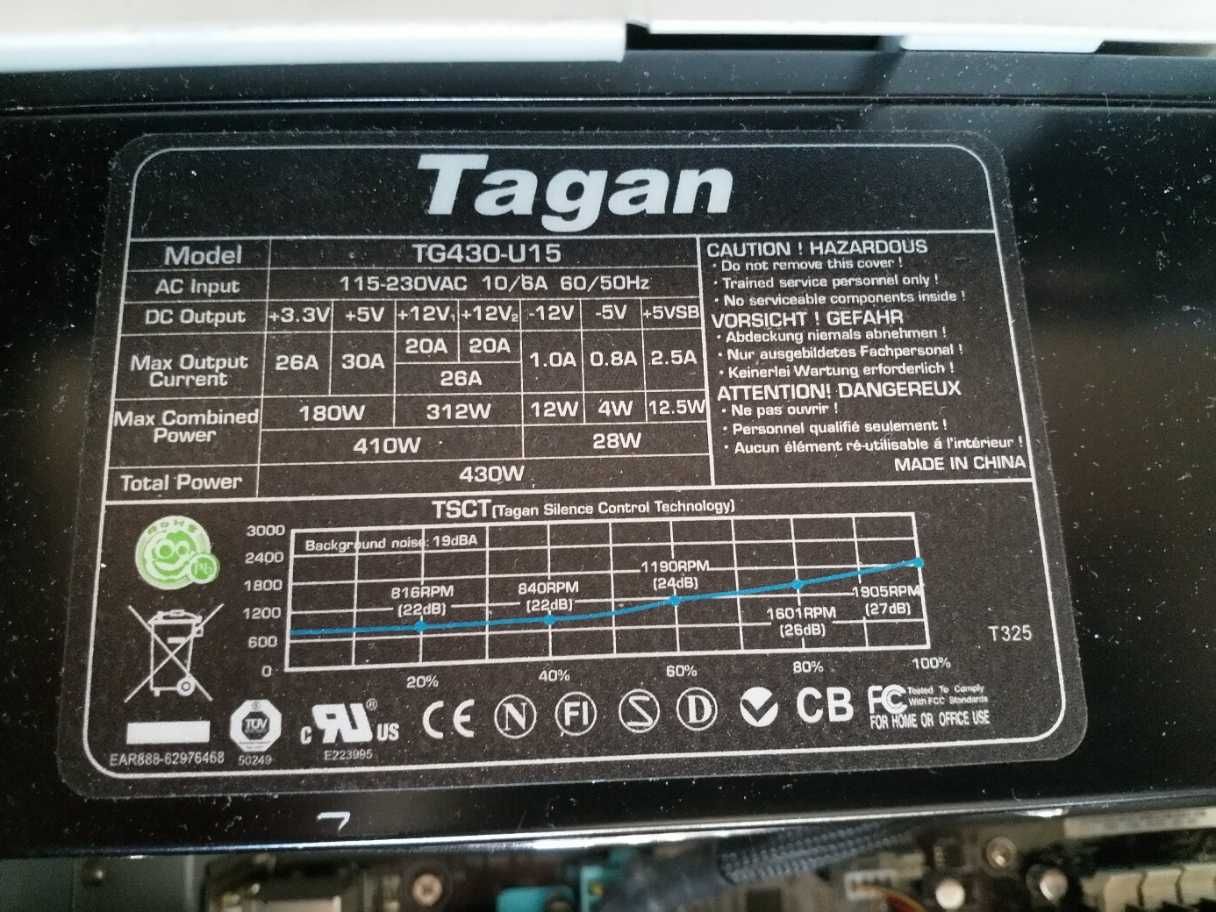 Zasilacz Tagan TG430-U15 430W