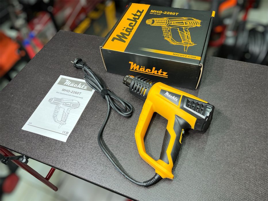 Строительный фен Machtz MHG-2260T - 2200 Вт 600 °С