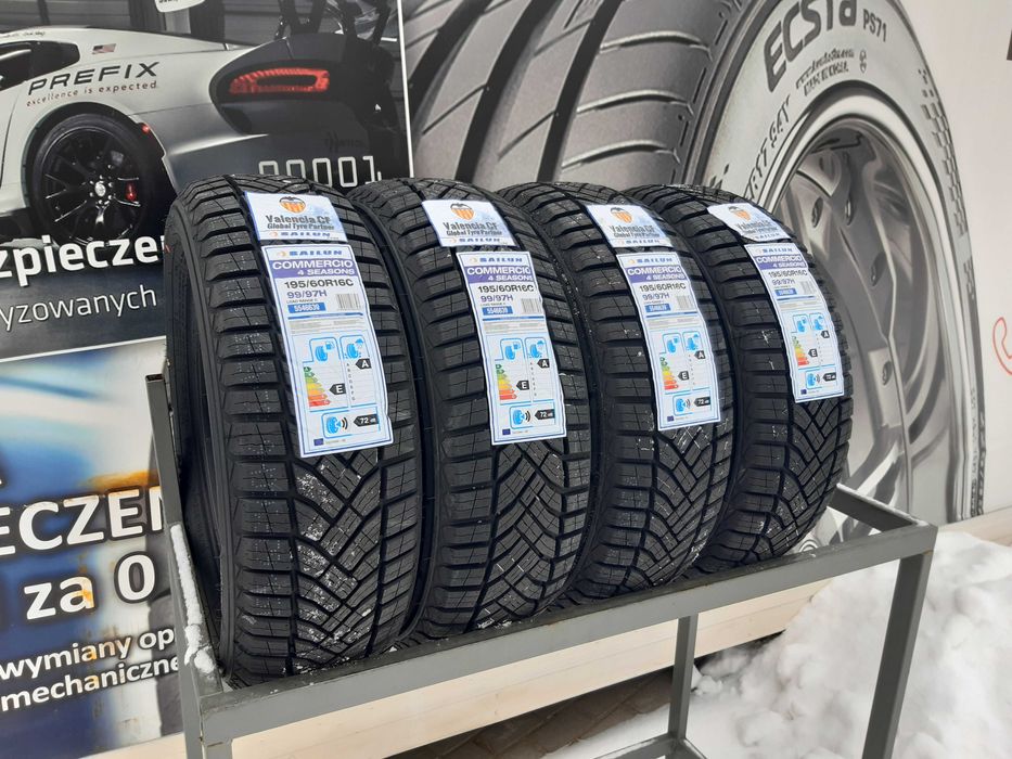 2XOpona Wielosezonowa 195/75 R16C Sailun Commercio 4S 110R Gratis