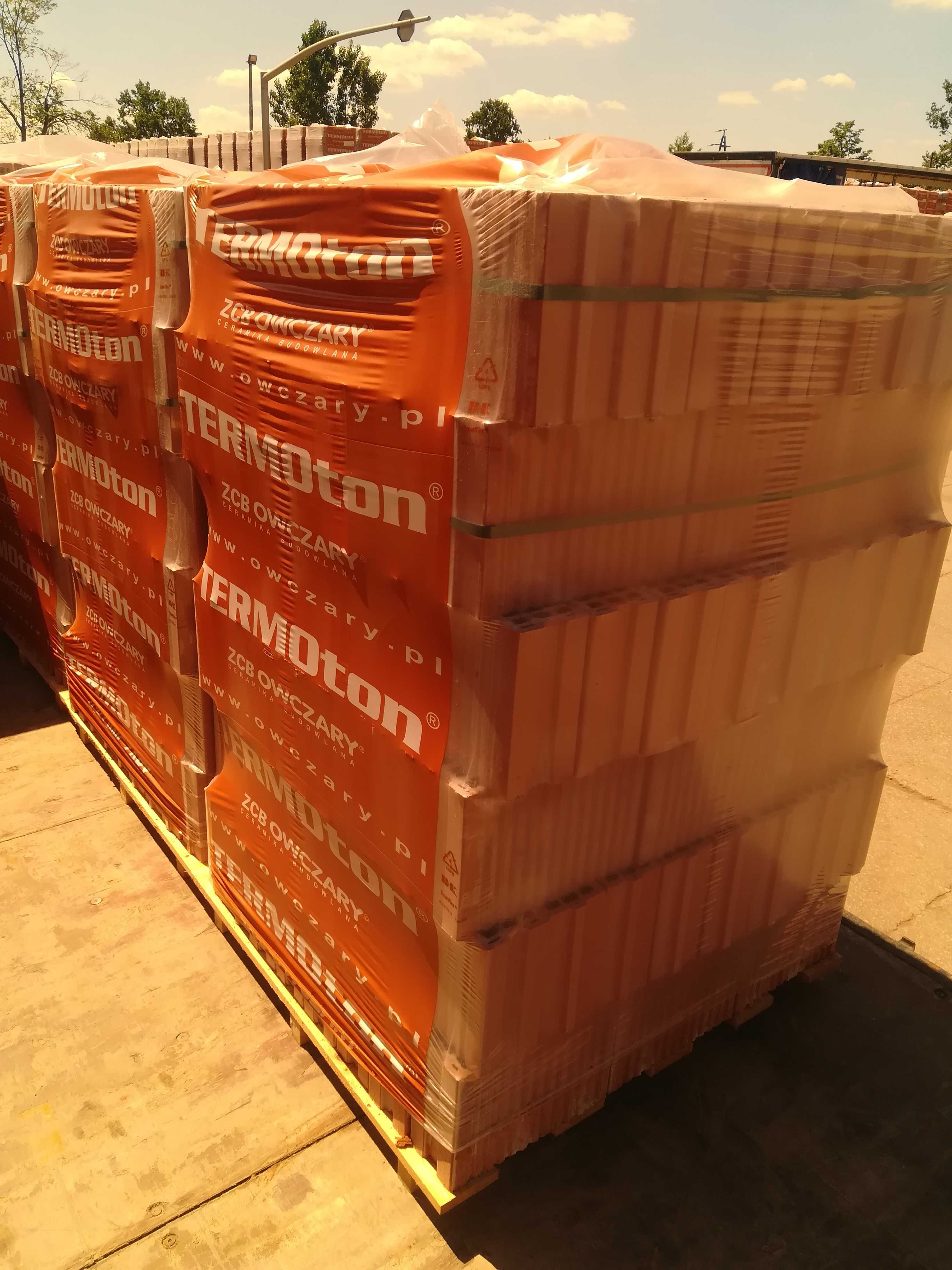 Pustak Ceramiczny PW 25 Termoton, Brutto z Transportem typ Porotherm
