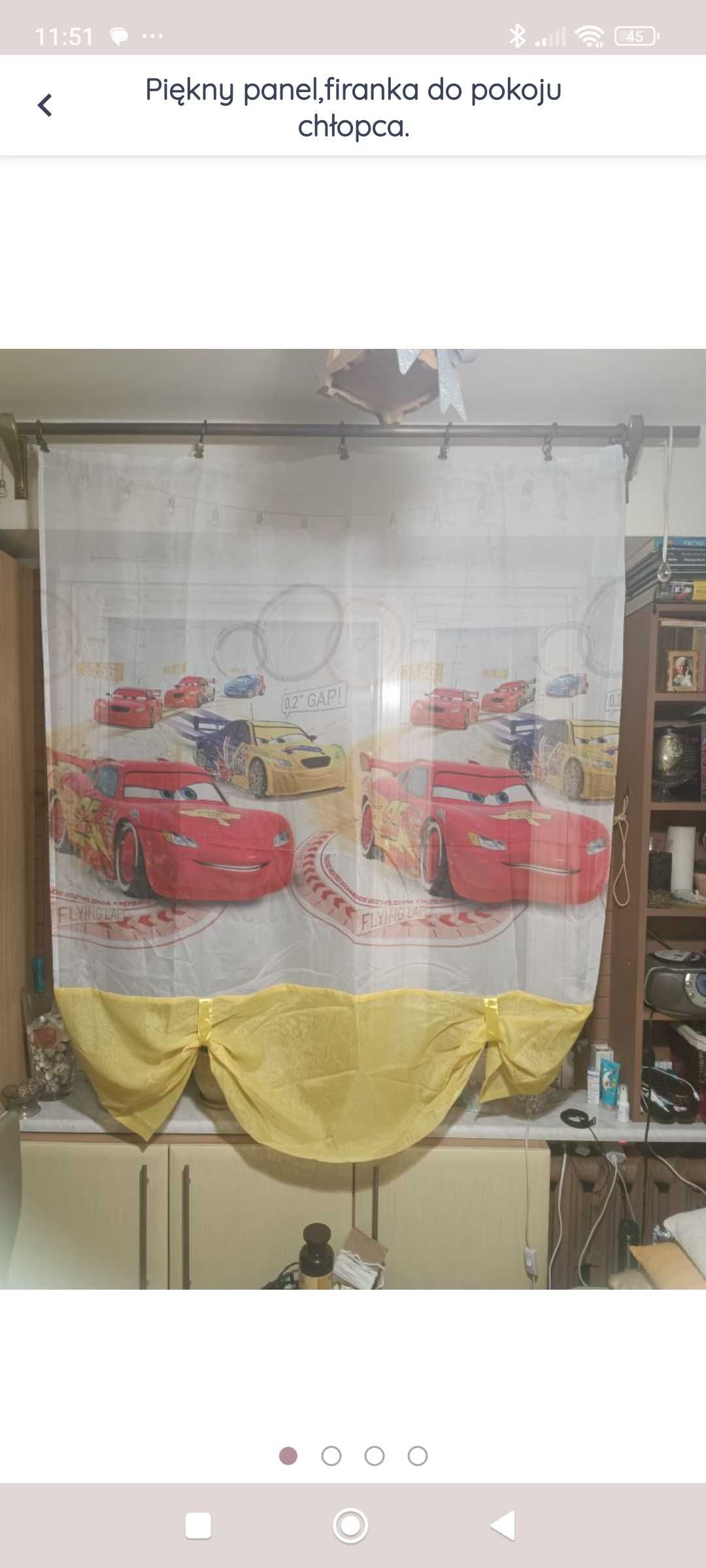 Piękne panele,firanki do dziecinnego pokoju.Disney.