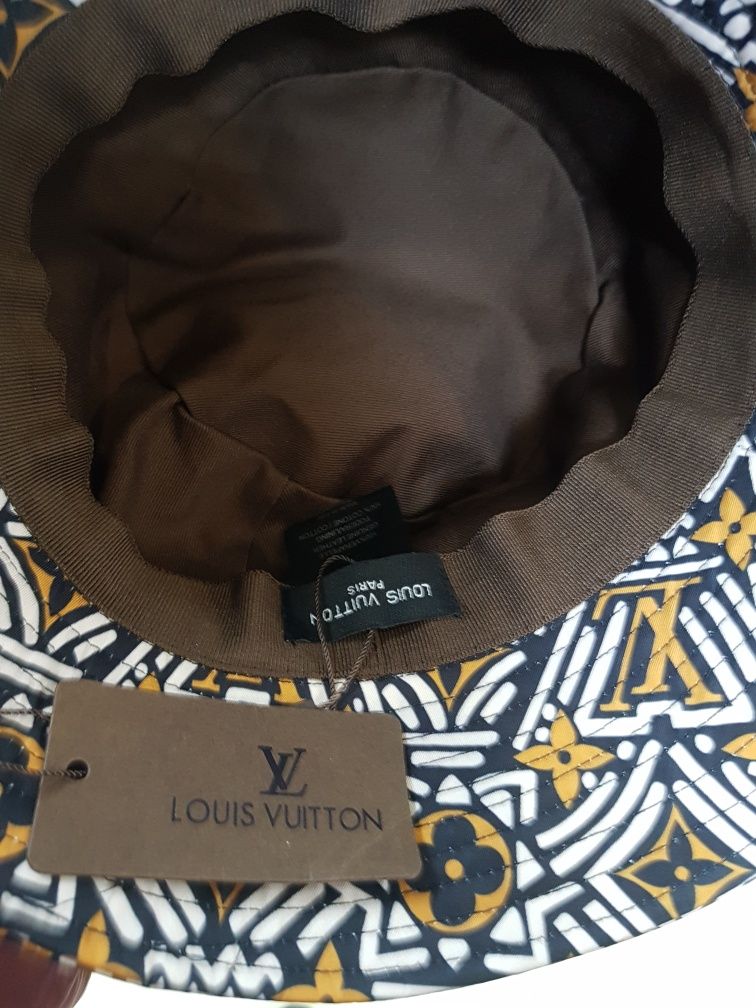 Новая! Панама Louis Vuitton Monogram Шляпа Italy Унисекс Paris кепка