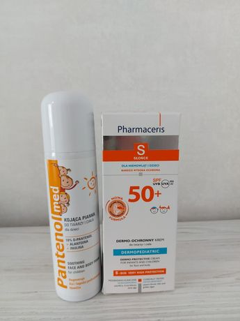 Pharmaceris spf 50+ Pantenol. Сонцезахисний крем Пантенол від опіків