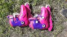 Patins para criança Play 3 Rosa/violeta - marca Oxelo