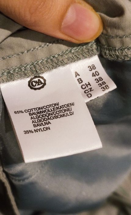 Clockhouse Szerokie spodnie szwedy bojówki r.S/M