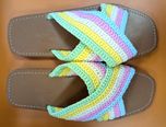 Primark kolorowe klapki rozm. 38