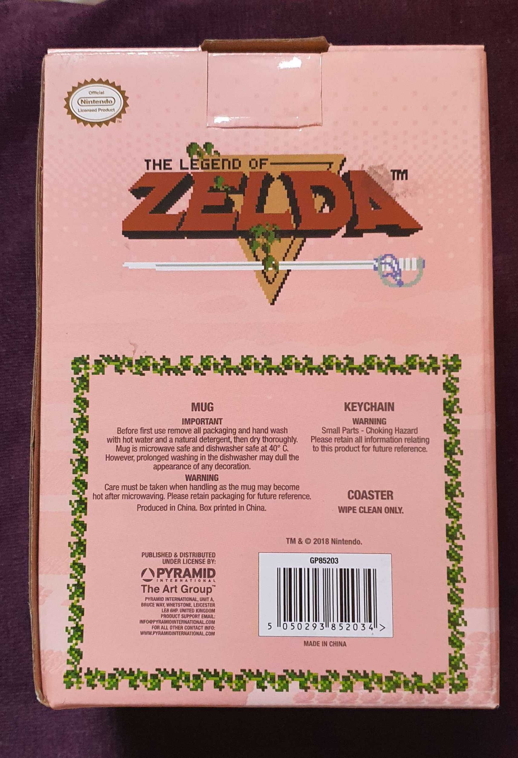 The Legend Of Zelda Retro Gift Set kubek, podstawka i brelok