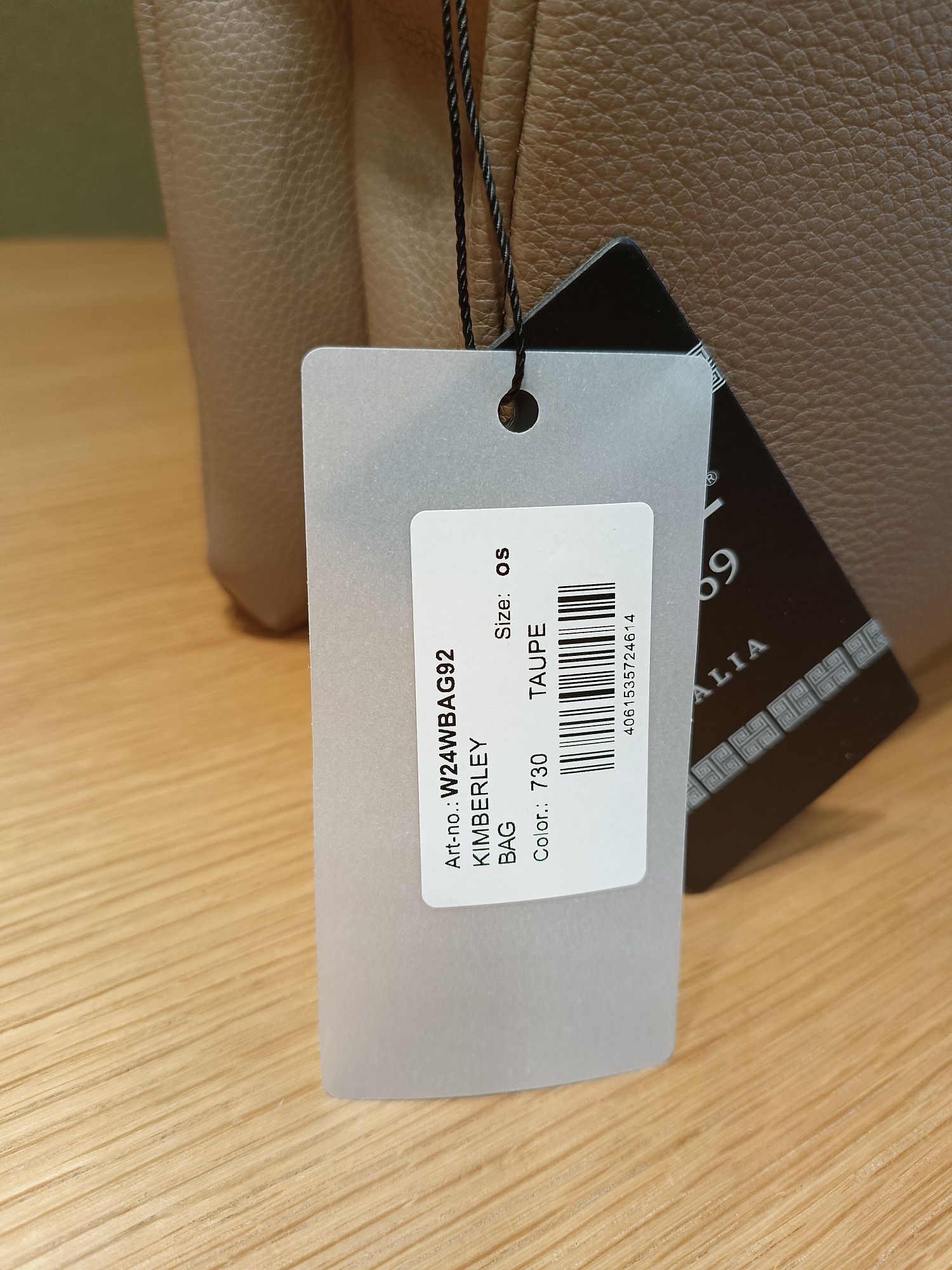 Torebka damska Versace kremowa na dwa paski oryginalna stylowa luksus