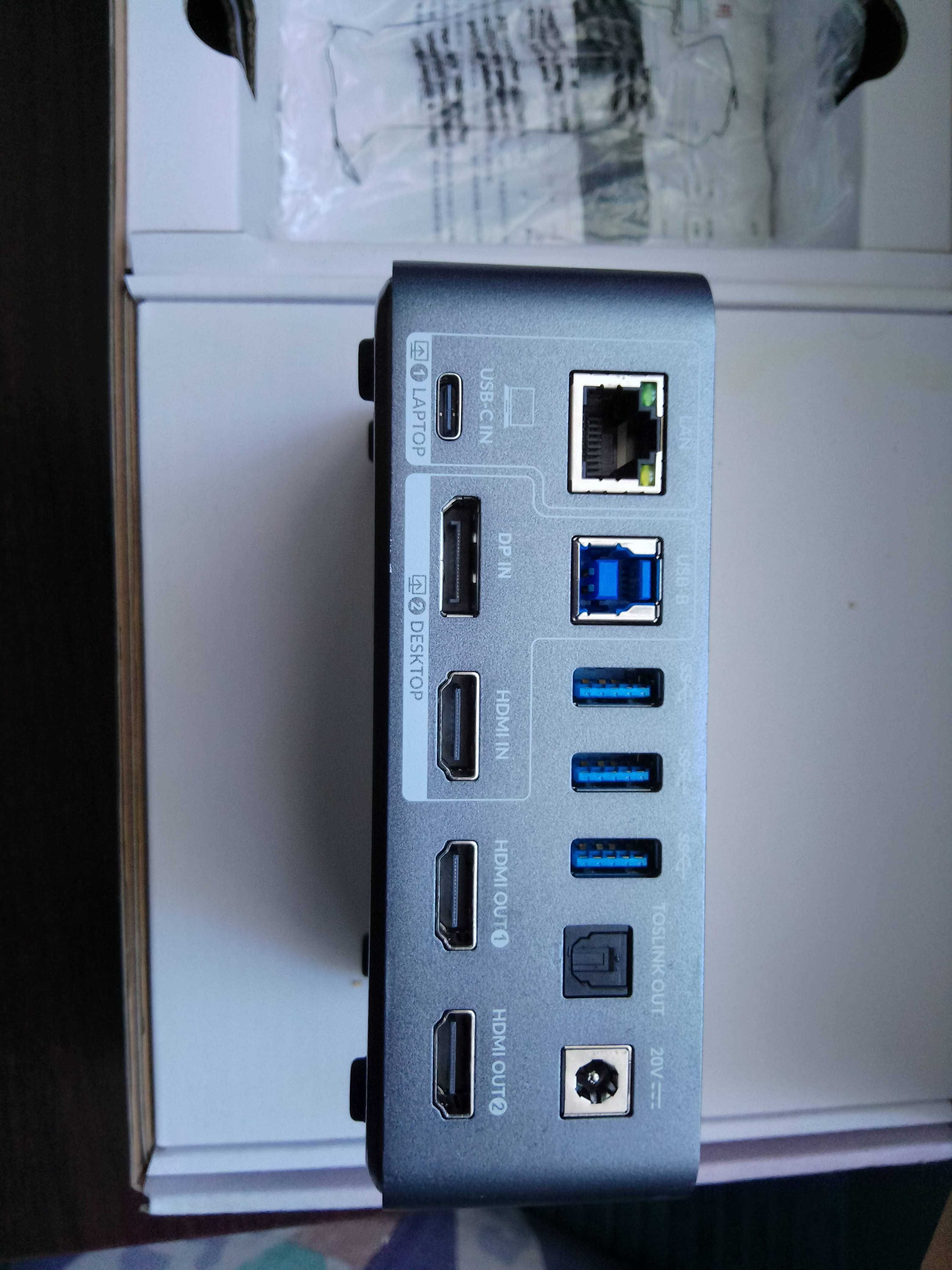 Stacja dokująca iDock C10 USB-C | 10 portów, 4K HDMI, Ethernet
