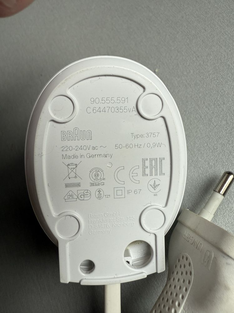 Ładowarka do szczoteczek ORAL-B BRAUN Type 3757