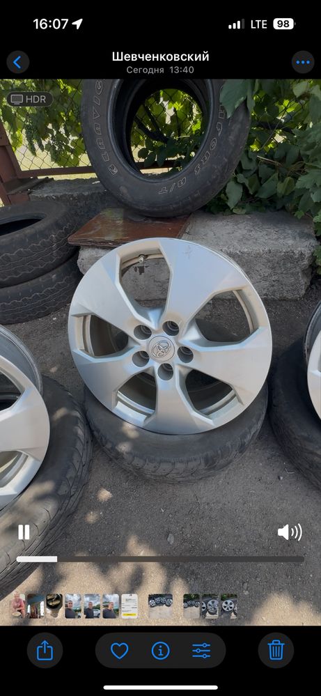 Диски TOYOTA R17