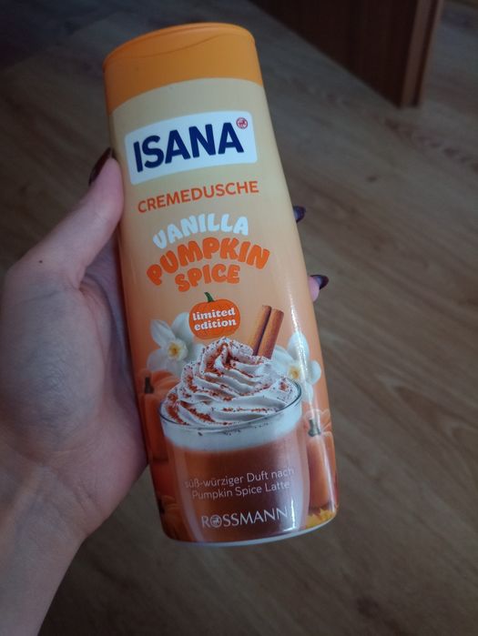 Żel pod prysznic isana vanilla pumpkin spice