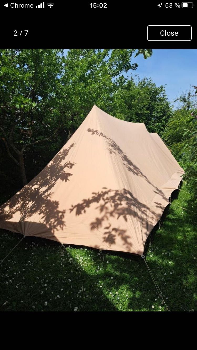 dutch classic canvas tent tenda vrijbuiter pyramide super 4