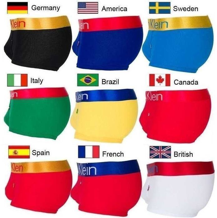 Чоловічі боксери CK серії World. Мужские трусы, укороченные