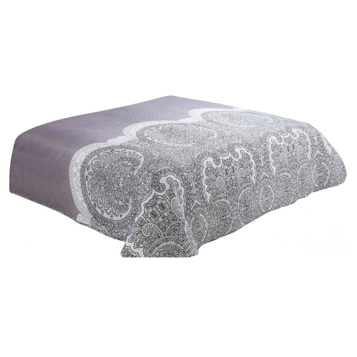 Narzuta 240x220 Pikowana Dwustronna na Łóżko Elegancka Lace Wrzos