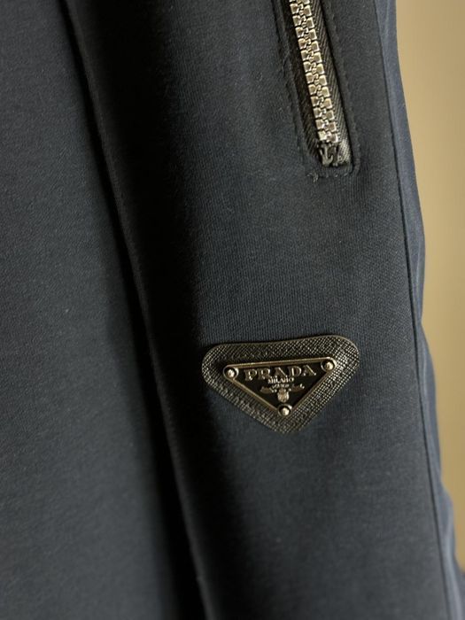ЦЕНА ТАКОГО ОТ 4000!PRADA Мужской спортивный костюм весенний темносини