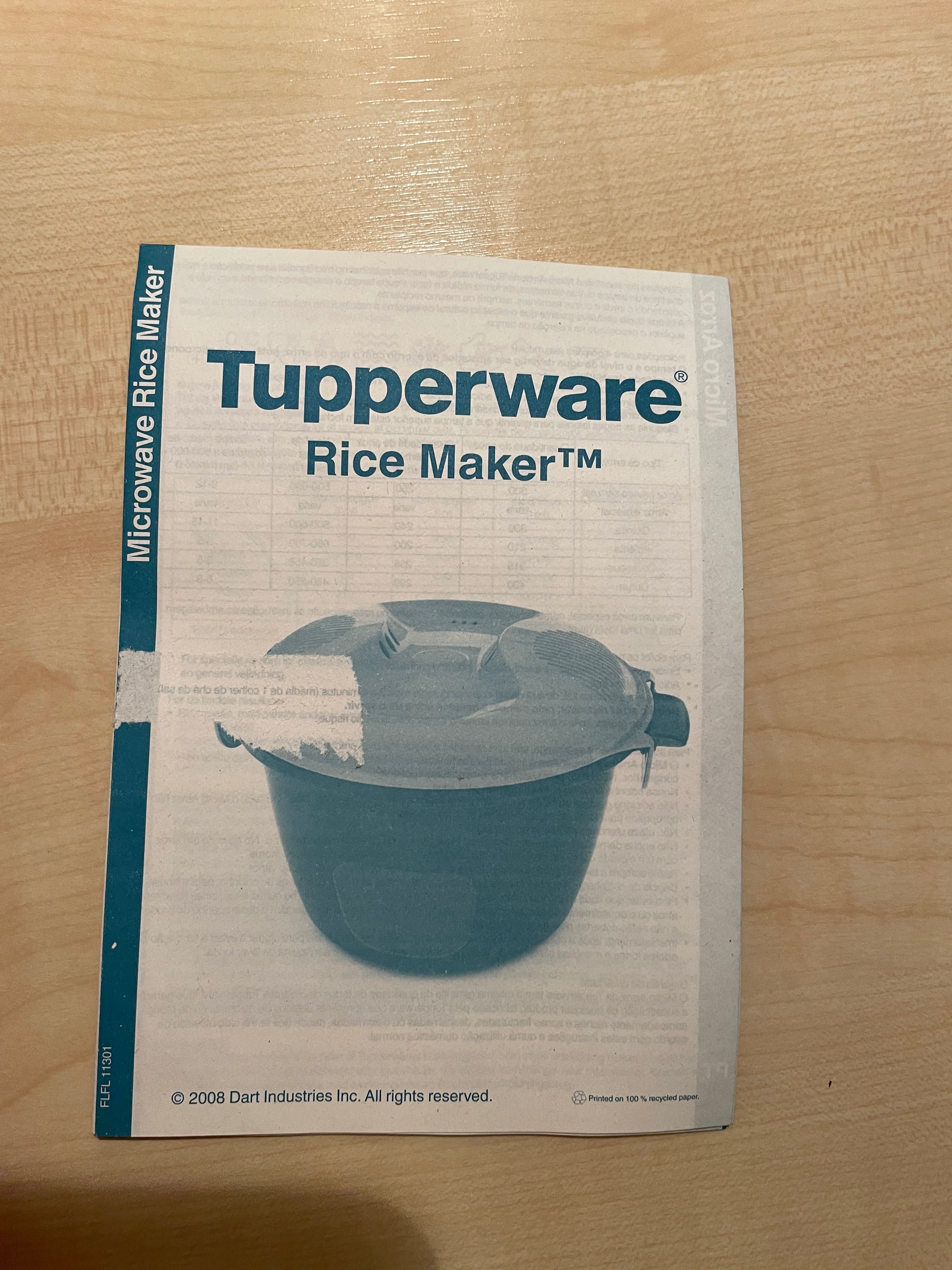 Ryżowy garnuszek Tupperware