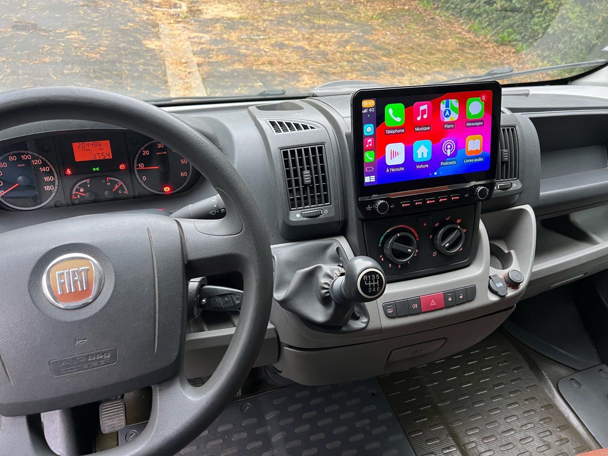 Radio Android 10 cali Ducato  Boxer 2  Jumper 2 GPS WiFi Kamera