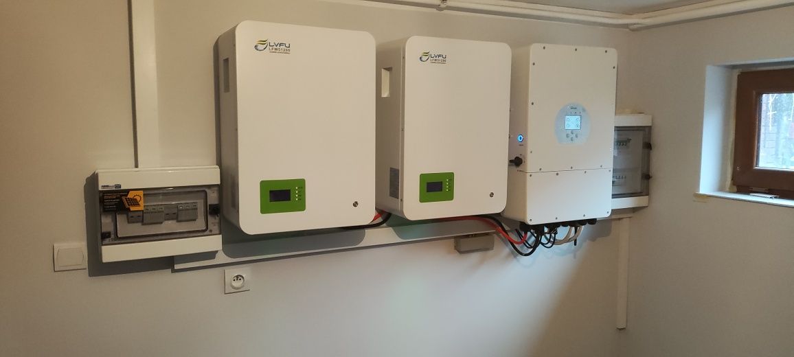 Zestaw instalacji fotowoltaicznej mocy 6kw z magazynem energii 5,12kwh