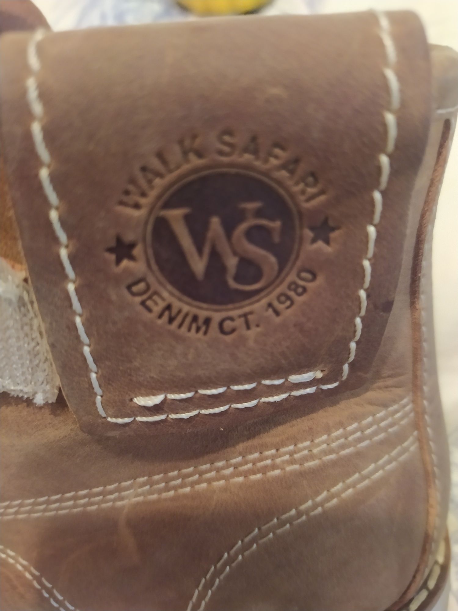 Buty za kostkę  Walk Safari  29
( wkładka 19 cm).Skóra naturalna