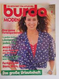 BURDA MODEN 6 / 1989 + 2 arkusze z wykrojami