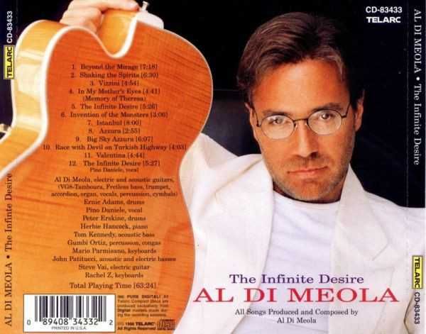 AL DI MEOLA- THE INFINITE DESIRE- CD ( Telarc ) - płyta nowa , folia