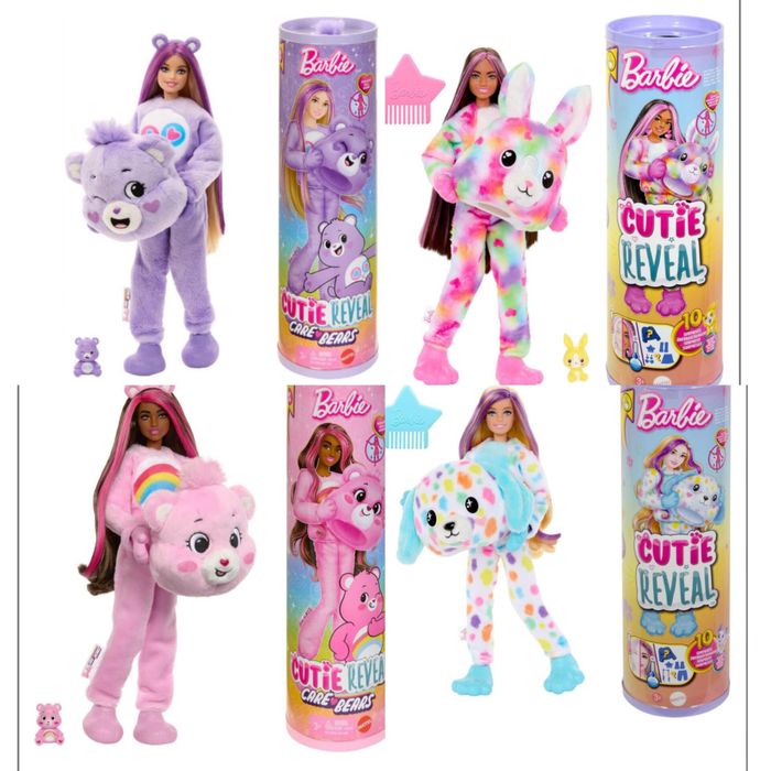 Оригінал Лялька Барбі Cutie Reveal mattel ведмедик собачка barbie