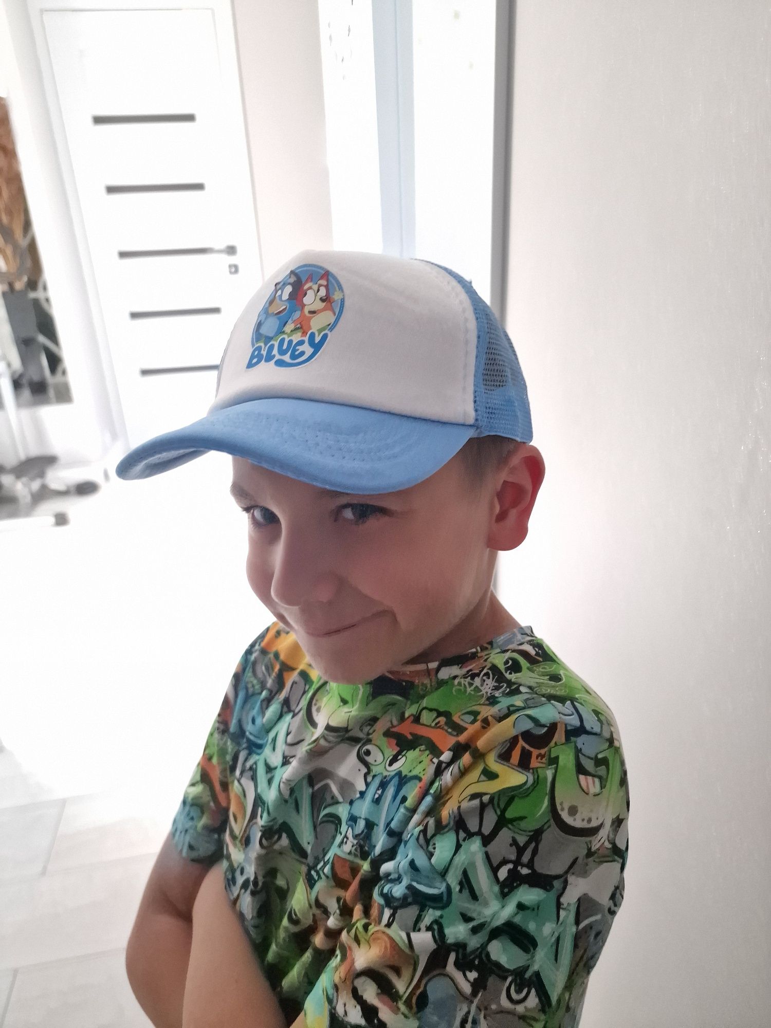 Czapka z daszkiem Bluey dla chlopca lub dziewczynki
