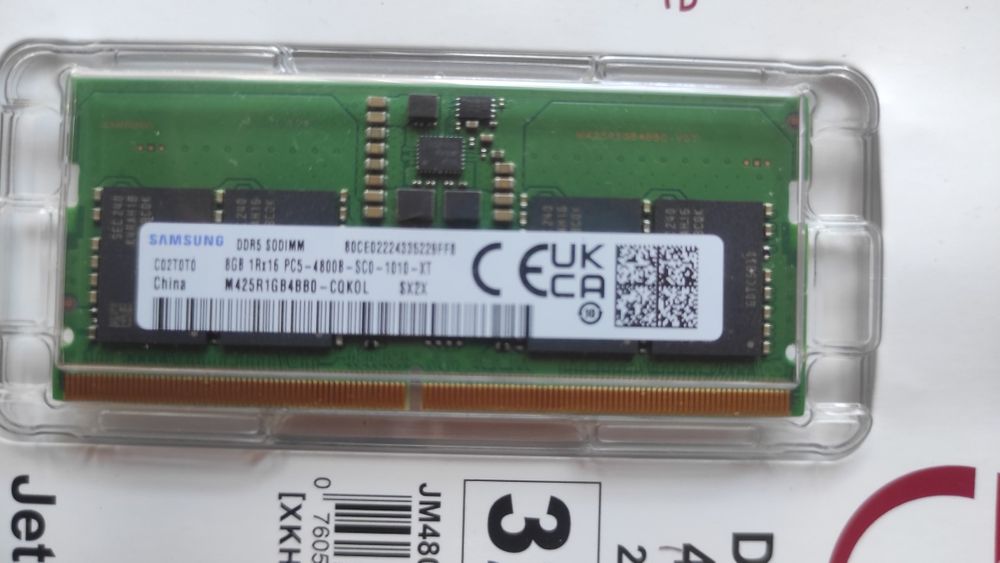 Модуль оперативної пам'яті DDR5 8GB 4800 Samsung SODIMM (M425R1GB4BB0-