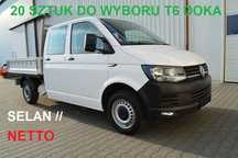 Volkswagen TRANSPORTER T6 DOKA JAK NOWY  Skrzyniowy doka brygadówka paka od SELAN //