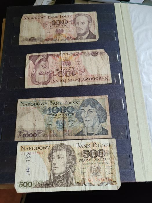 Stare banknoty wszystkie lub pojedynczo