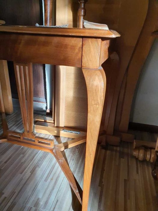 Stolik kawowy drewniany lekki stylowy elegancki delikatny FV DOWÓZ