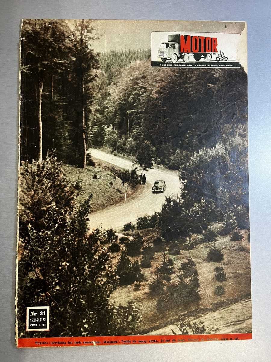 Motor nr 31/1952 tygodnik czasopismo