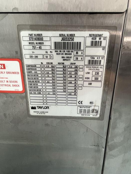 Фризер для морозива Taylor 751  220 Вольт