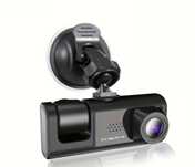 Відеореєстратор DashCam автомобільний FHD 1080P з 2 камерами Чорний