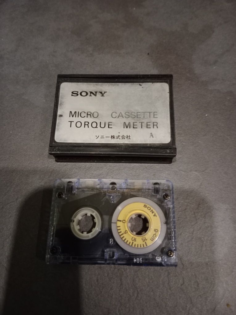 Sony torquemeter microcassette TW-1112A