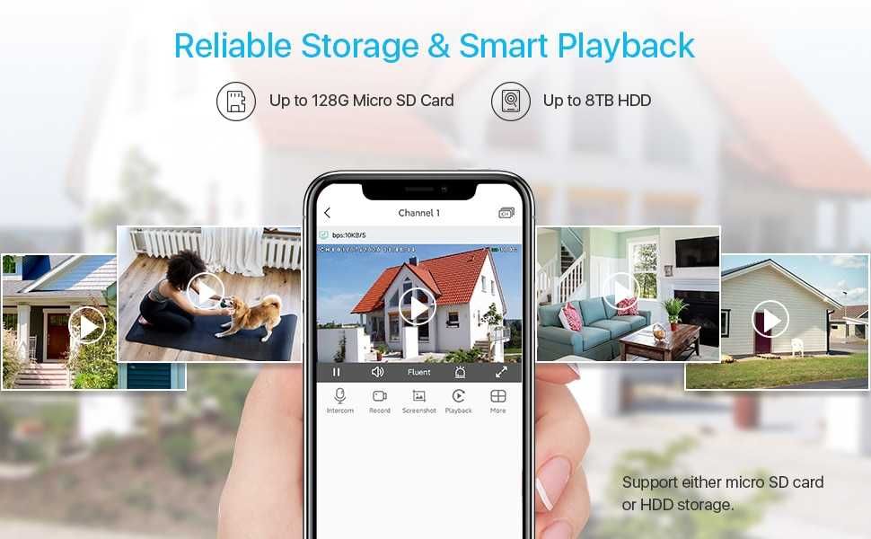 Sistema Vigilância 4 Câmaras 1080P AHD * Alerta Movimento * APP