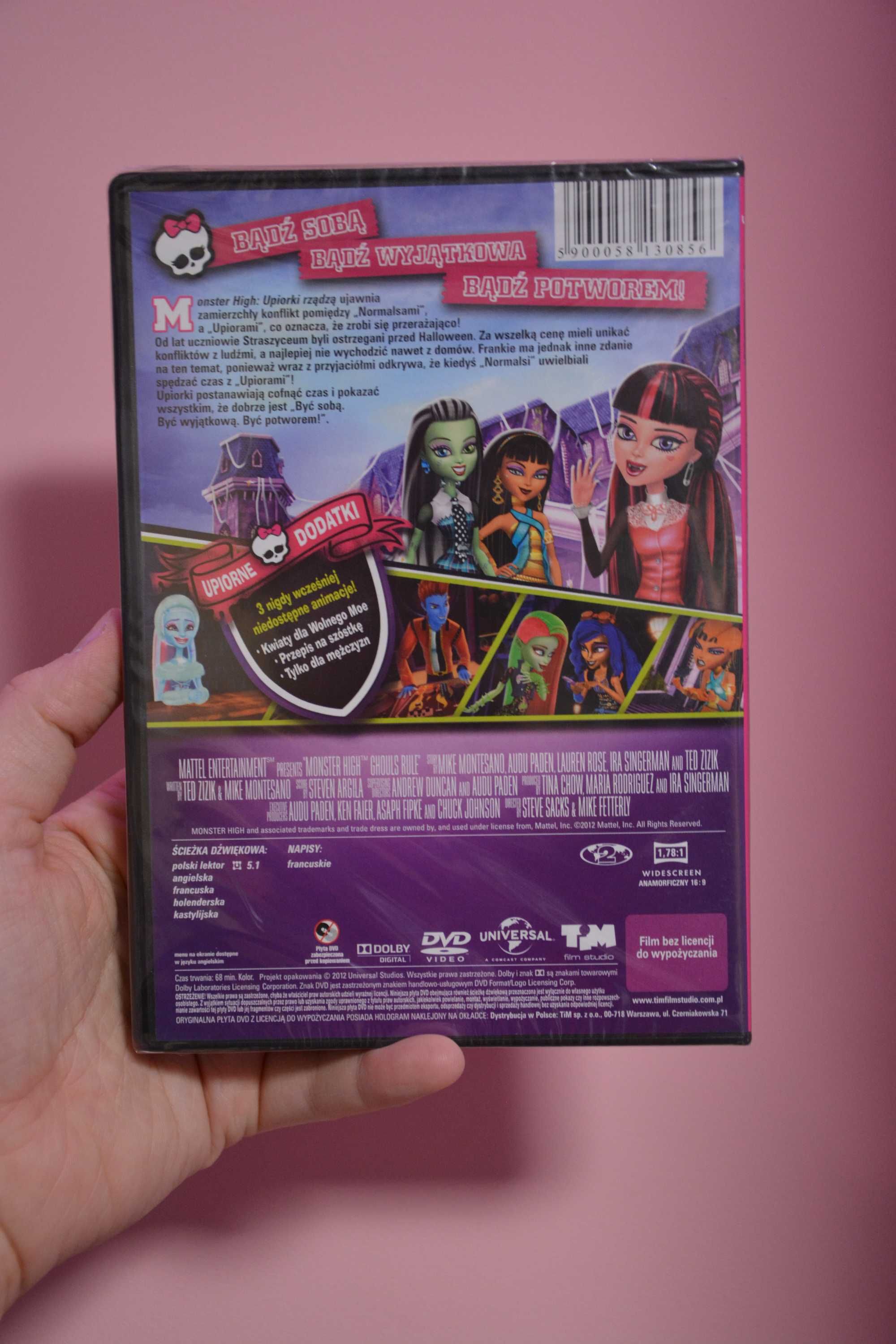 Film Monster High Upiorki rządzą! DVD folia