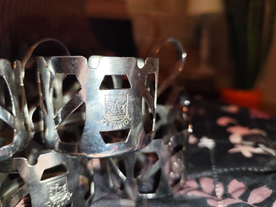 Metalowe koszyczki PRL