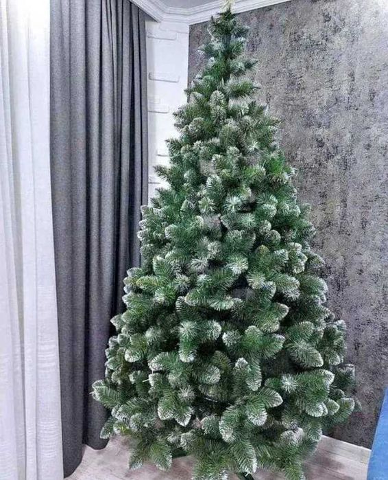 Елка искусственная Снежная Королева Ялинка зелена засніжена штучна