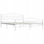 NOWE Rama łóżka podwójnego VidaXL180x200 cm metalowa biała