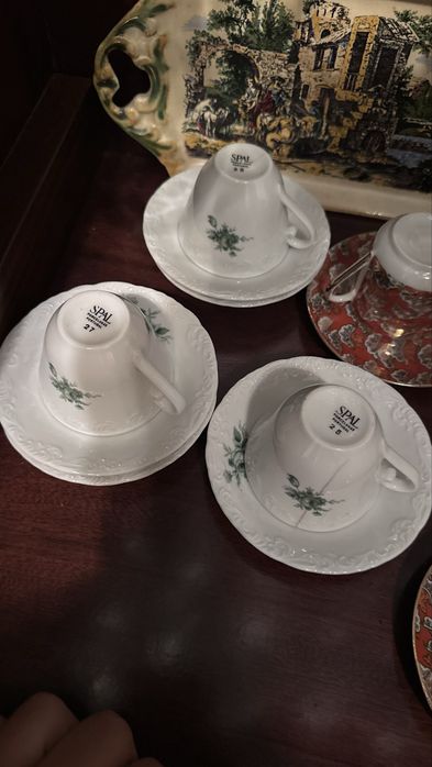 Três canecas para café “SPAL”