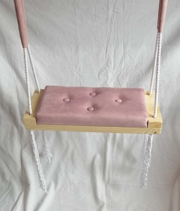 Huśtawka dla dzieci i dorosłych siedzisko tapicerowana