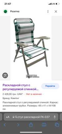 Раскладной стул FK-037