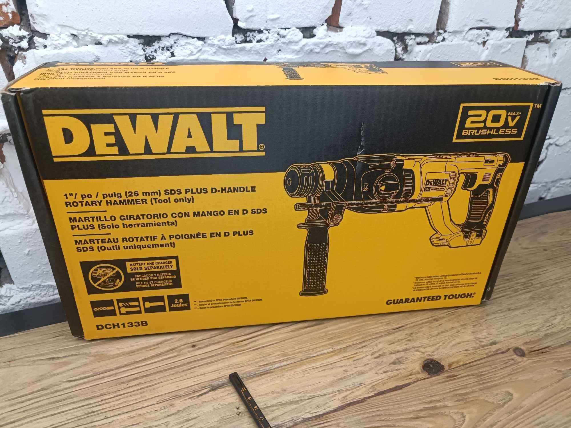 Безщітковий акумуляторний перфоратор DeWalt DCH133 з США Орігинал